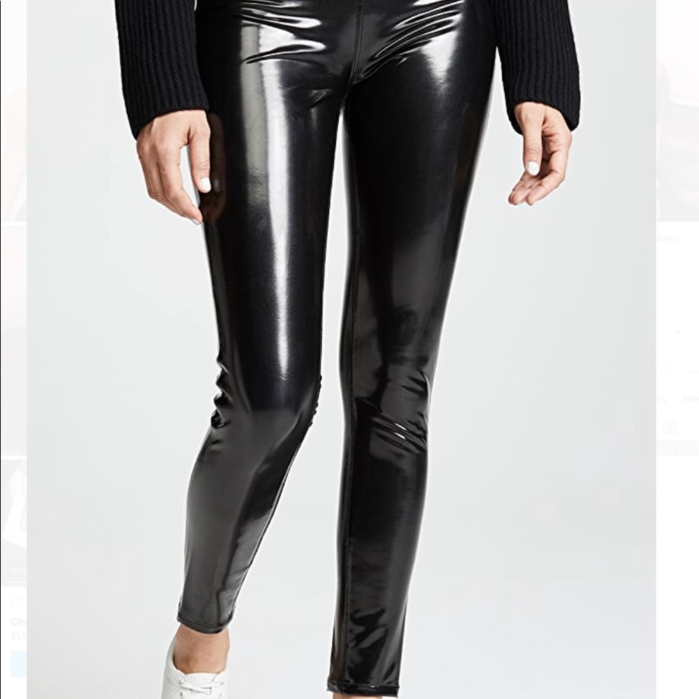 Vinyl leggings
